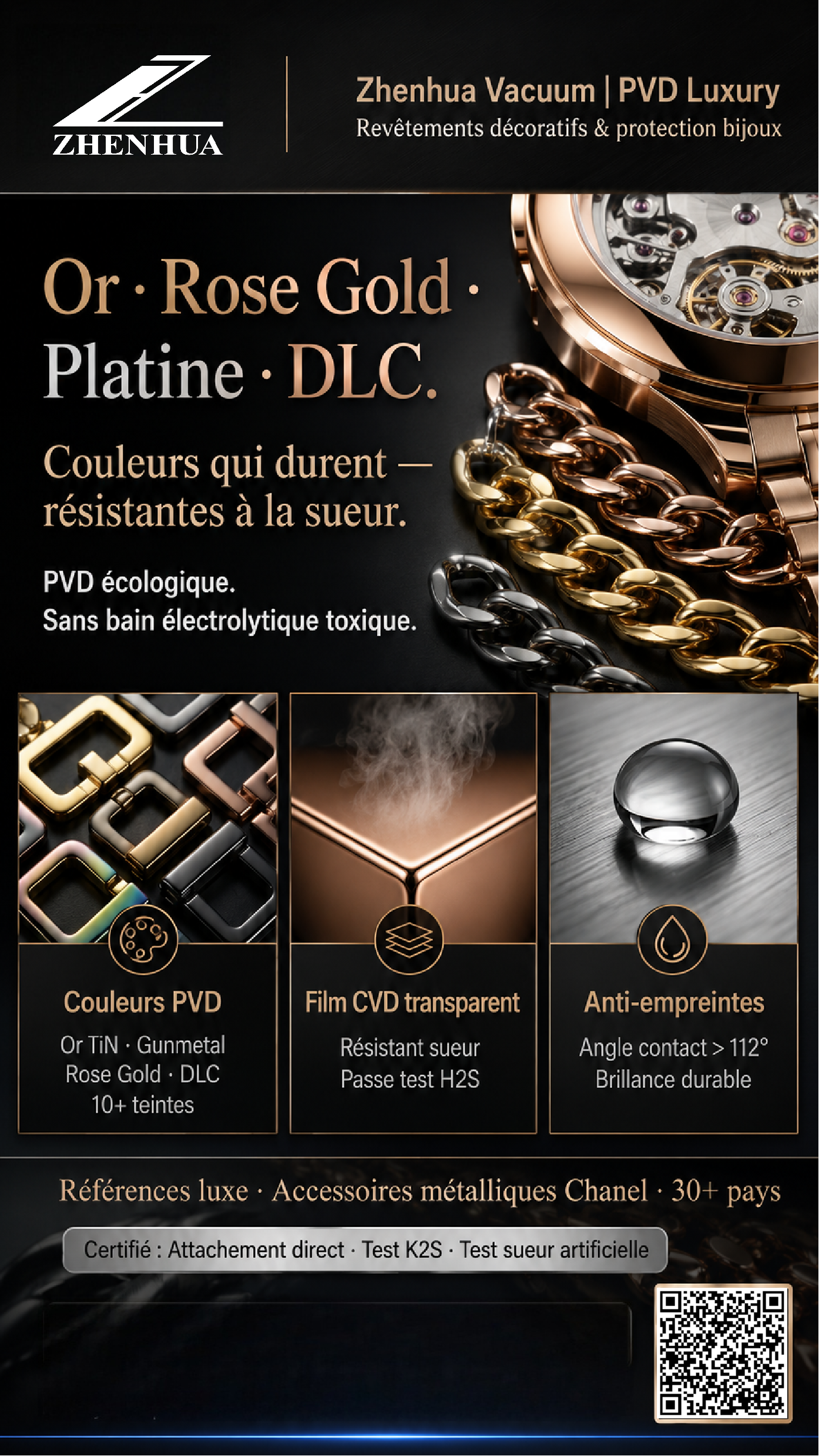 Jewelry decorative coating application